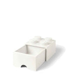 Lego® Storage Box with Drawers 4 White