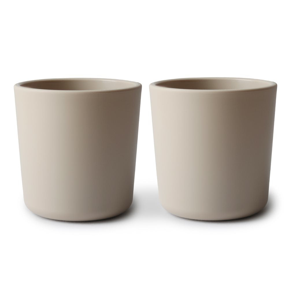 Mushie® Set dveh kozarčkov Vanilla Mushie