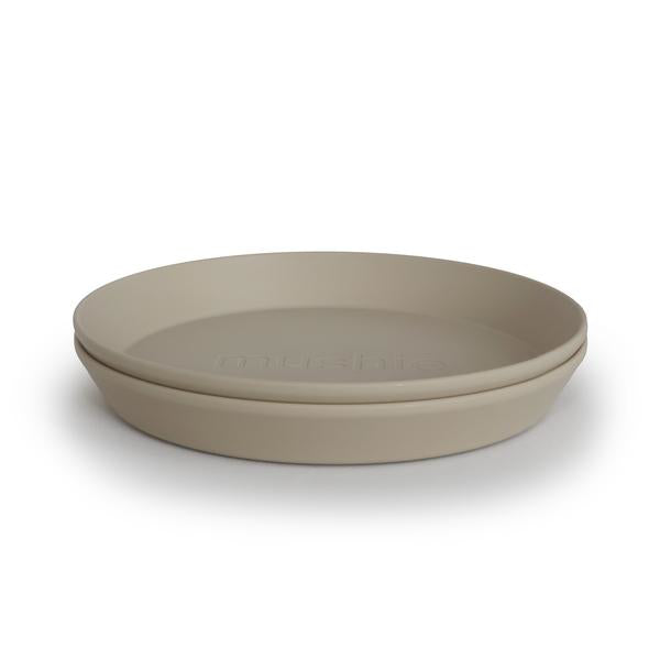 Mushie® Set dveh krožnikov Vanilla Mushie