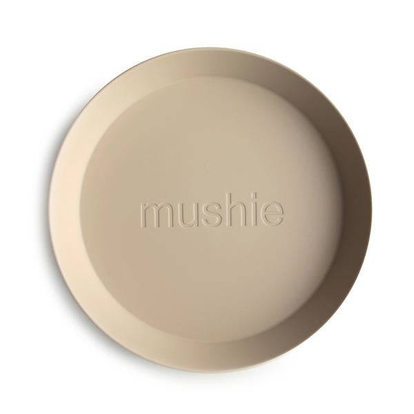 Mushie® Set dveh krožnikov Vanilla Mushie