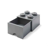 Lego® Storage Box with Drawers 4 Dark Grey