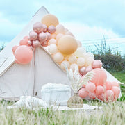 Ginger Ray® Lok iz balonov Luxe Peach, Nude & Rose Gold Ginger Ray