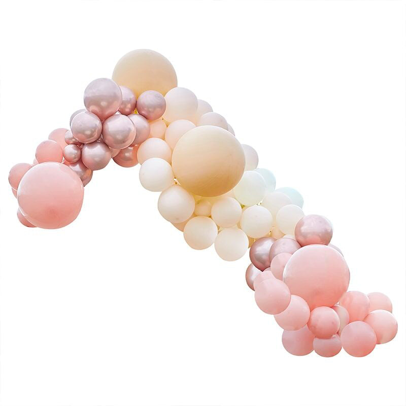 Ginger Ray® Lok iz balonov Luxe Peach, Nude & Rose Gold Ginger Ray