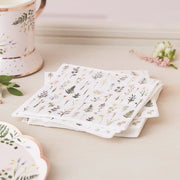 Ginger Ray® Serviete Floral 16 kosov Ginger Ray