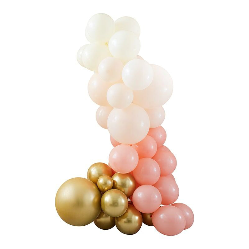 Ginger Ray® Lok iz balonov Mix It Up Peach Gold Ginger Ray