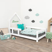 Benlemi® Otroška postelja Poppi 200x90 White Benlemi