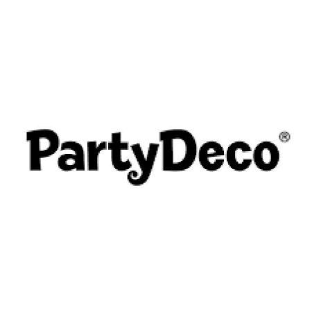 Party Deco® Balon v obliki številke 4 Silver Party Deco