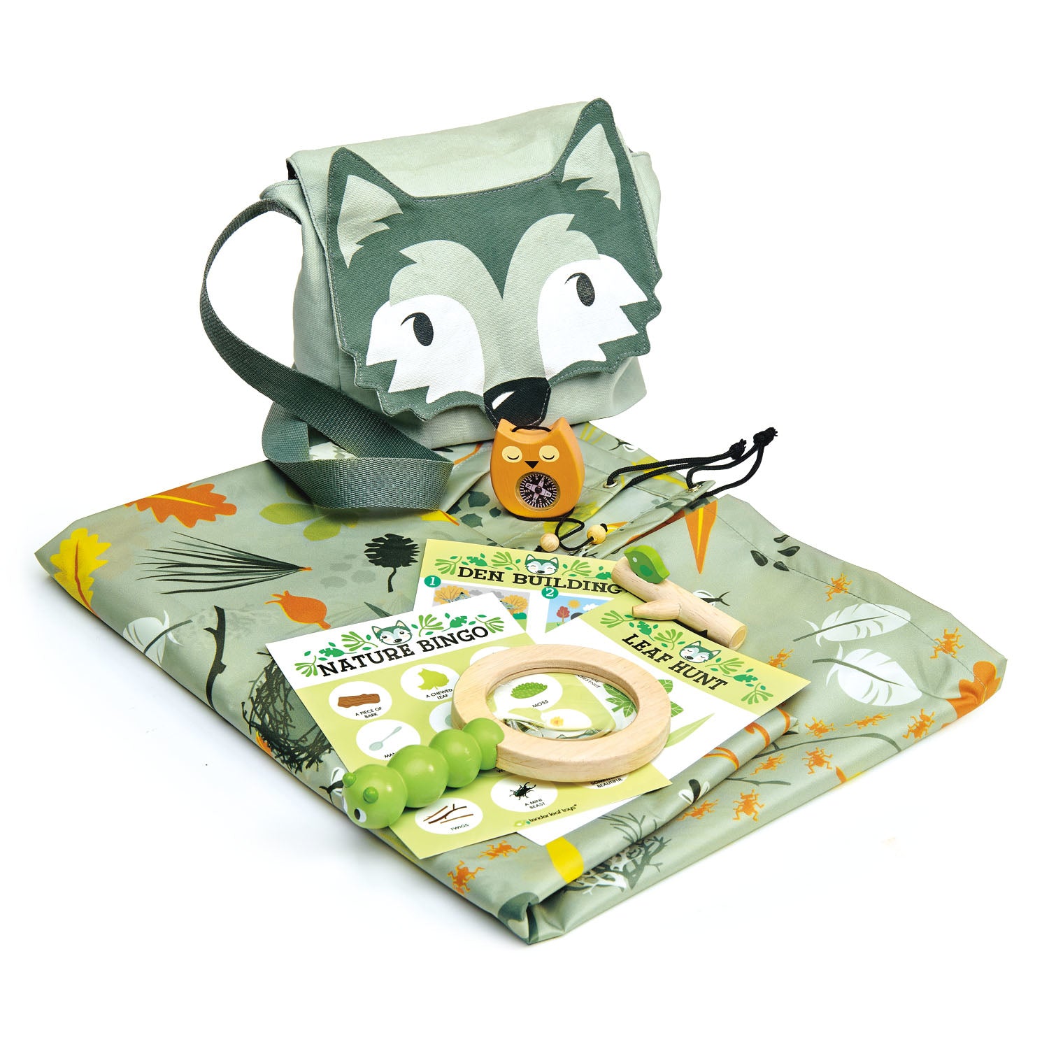 Tender Leaf Toys® Leseni set za izlet v gozd Forest Trail Set Tender Leaf Toys