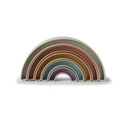 Mushie® Mavrica za zlaganje Rainbow Tropical Mushie