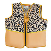 Swim Essentials® Jopič za učenje plavanja Beige Leopard (18-30 kg) Swim Essentials