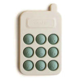 Mushie® Aktivizační hračka ze silikonu Telefon Cambridge Blue