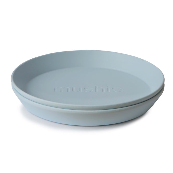 Mushie® Set dveh krožnikov Powder Blue Mushie