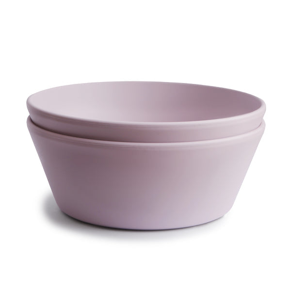 Mushie® Set dveh skledic Soft Lilac Mushie