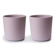 Mushie® Set dveh kozarčkov Soft Lilac Mushie