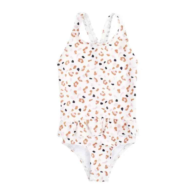 Swim Essentials® Otroške kopalke Suit Kahki Leopard 110 116 Swim Essentials