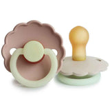Frigg® Natural rubber Pacifier Daisy Night Blush/Cream