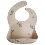 Mushie® Silicone Bib Lilac Flowers