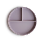 Mushie® Silikonski krožnik z vakumskim dnom Soft Lilac Mushie