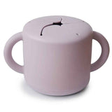 Mushie® Silikonová dóza na svačinu Soft Lilac