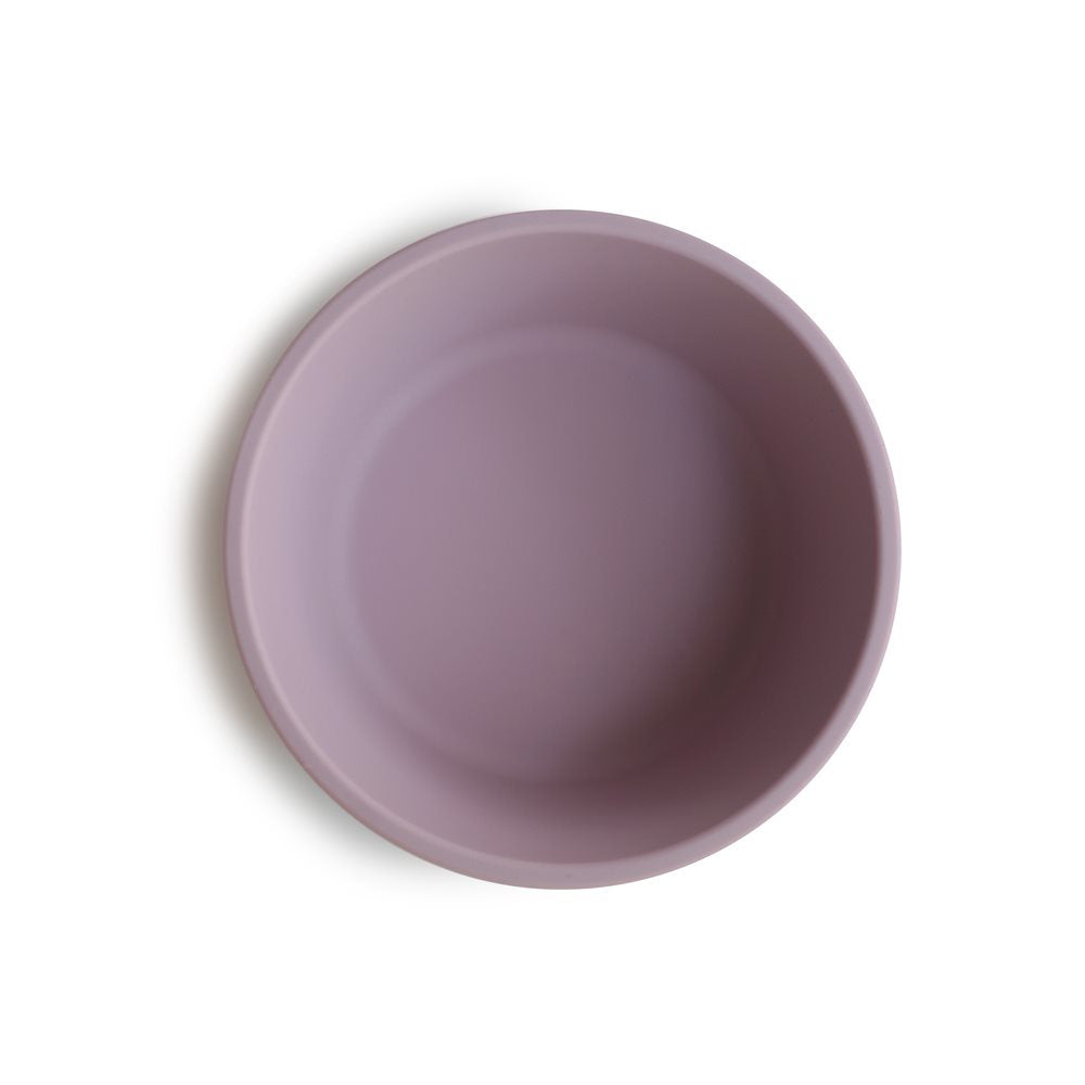 Mushie® Silikonska skledica z vakuumskim dnom Soft Lilac Mushie