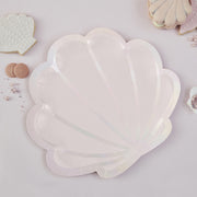 Ginger Ray® Papirnati krožniki Pink Mermaid Shell 8 kosov Ginger Ray