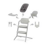 Cybex® Dětská jídelní židlička Lemo 4v1 Suede Grey