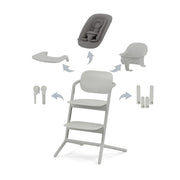Cybex® Otroški stolček za hranjenje Lemo 4v1 Suede Grey Cybex