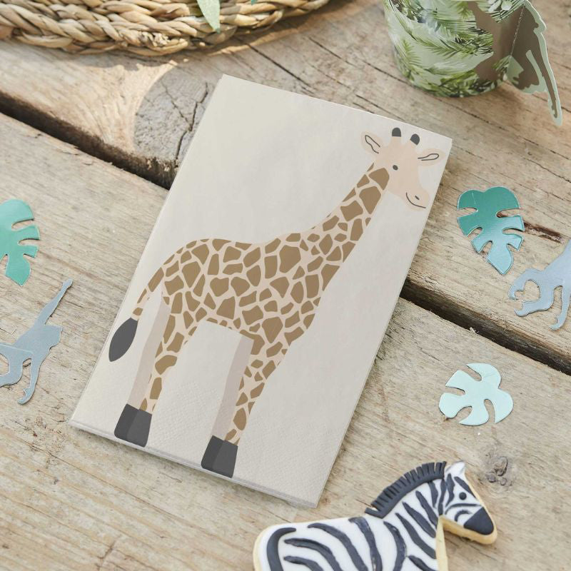 Ginger Ray® Serviete Giraffe 16 kosov Ginger Ray