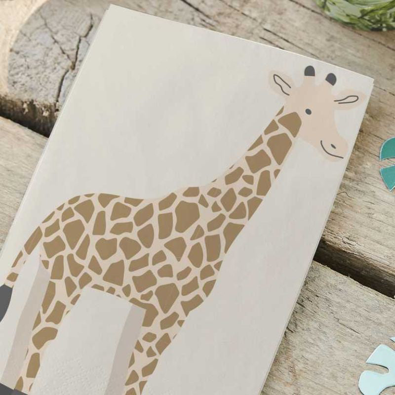 Ginger Ray® Serviete Giraffe 16 kosov Ginger Ray