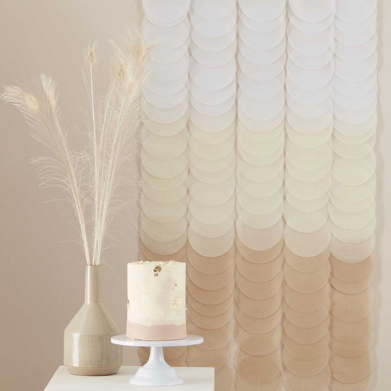 Ginger Ray® Trakovi za ozadje Neutral Ombre Ginger Ray