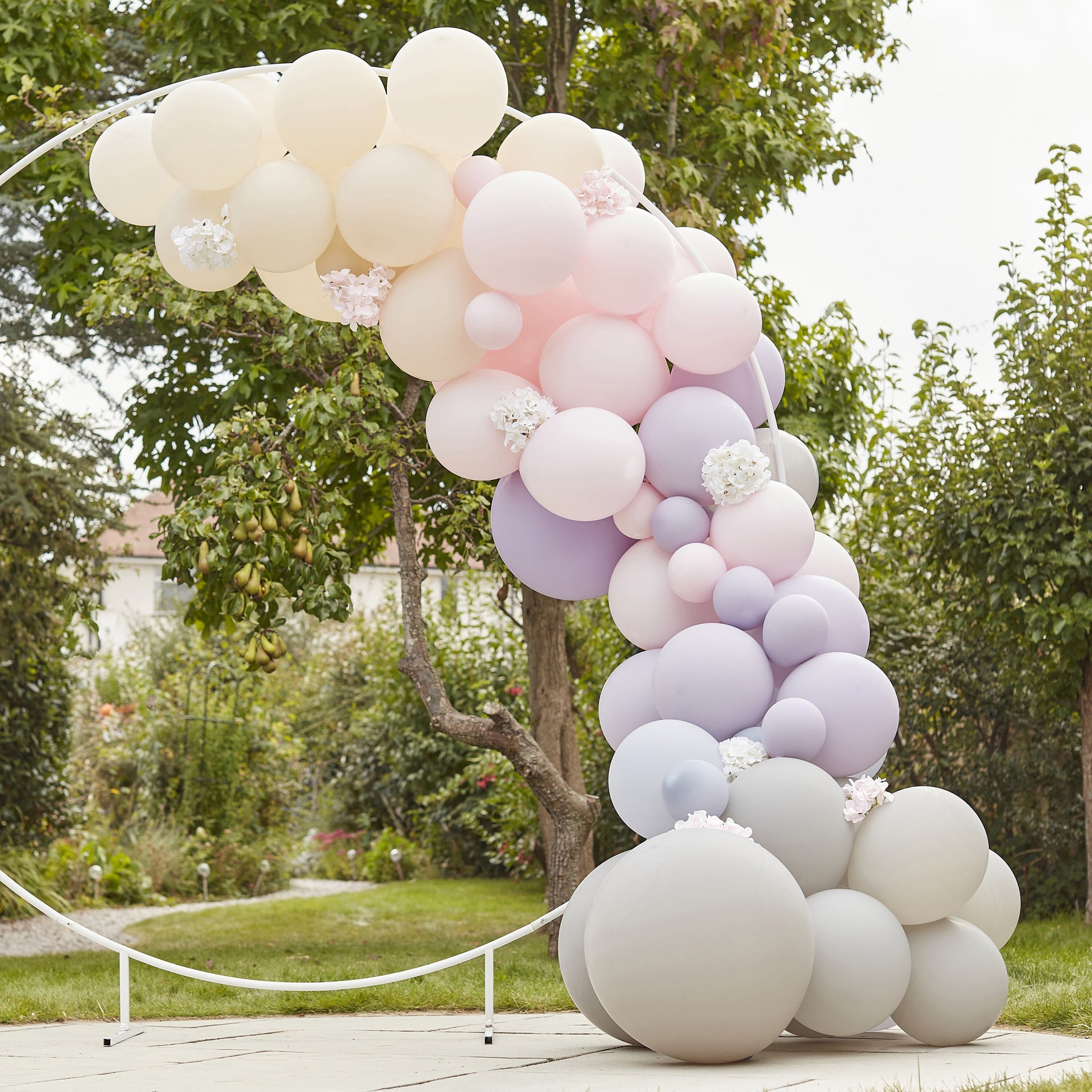 Ginger Ray® Lok iz balonov Luxe Pink, Lilac & Grey Ginger Ray