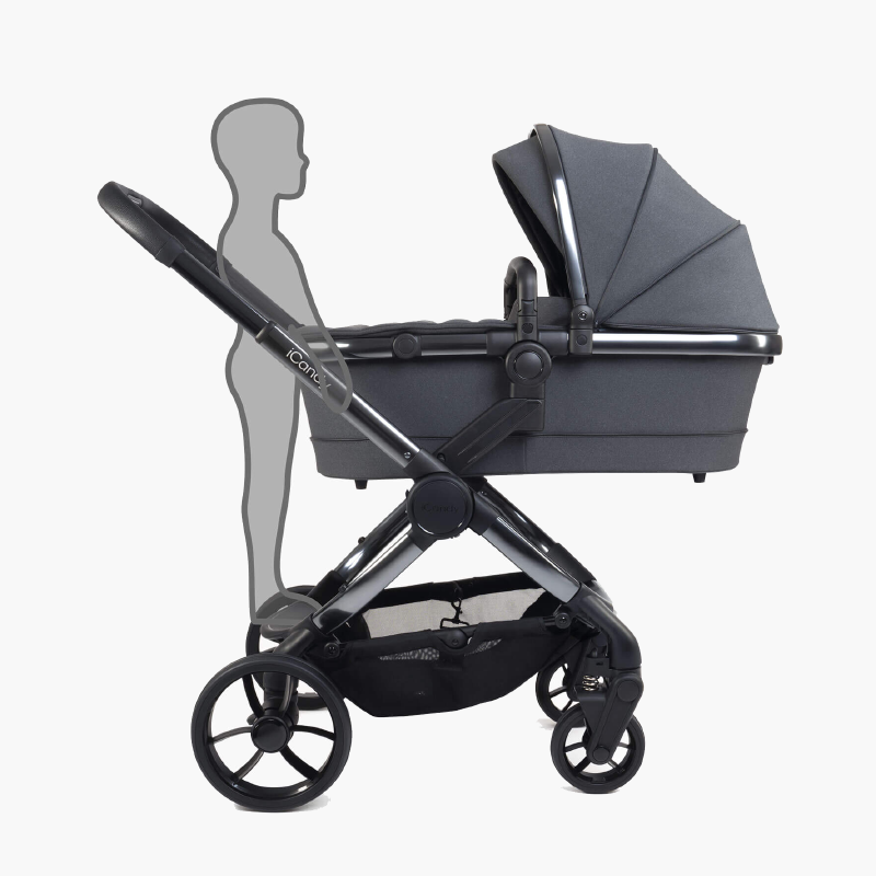 iCandy® Otroški voziček s košaro 2v1 Peach 7 Dark Grey Phantom iCandy