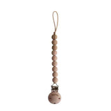 Mushie® Halter für Schnuller EVA Pale Taupe