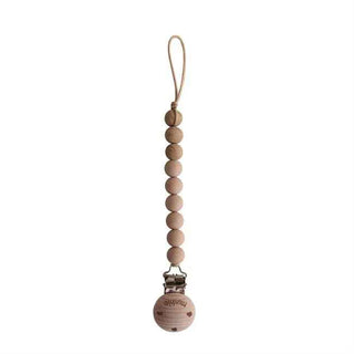 Mushie® Pacifier Clips EVA Pale Taupe