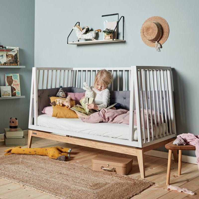 Leander® Komplet za preoblikovanje otroške posteljice Luna 140 cm White Leander