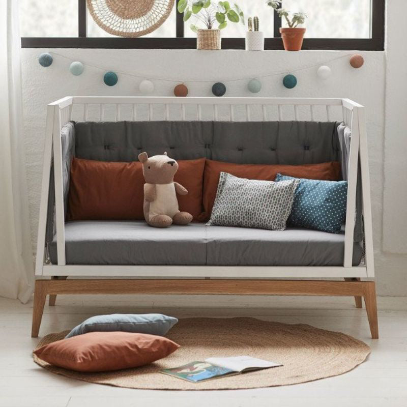 Leander® Komplet za preoblikovanje otroške posteljice Luna 140 cm White Leander