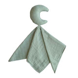 Mushie® Lovey Blanket Moon Roman Green 