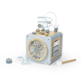 Label Label® Wooden Activity Cube Blue