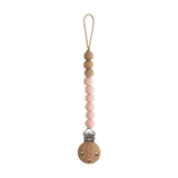 Mushie® Halter für Schnuller EVA Blush
