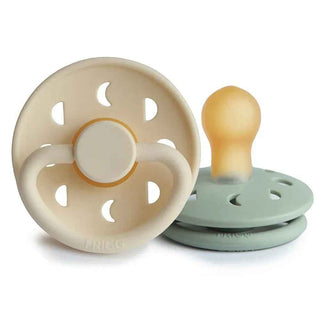 Frigg® Pacifiers Latex Moon Cream/Sage