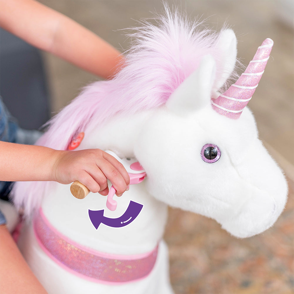 PonyCycle® Konjiček na kolesih - Pink Unicorn (4-8L) PonyCycle