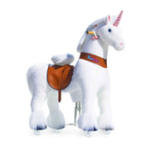 PonyCycle® Horse on the wheels - White Unicorn (7+Y)