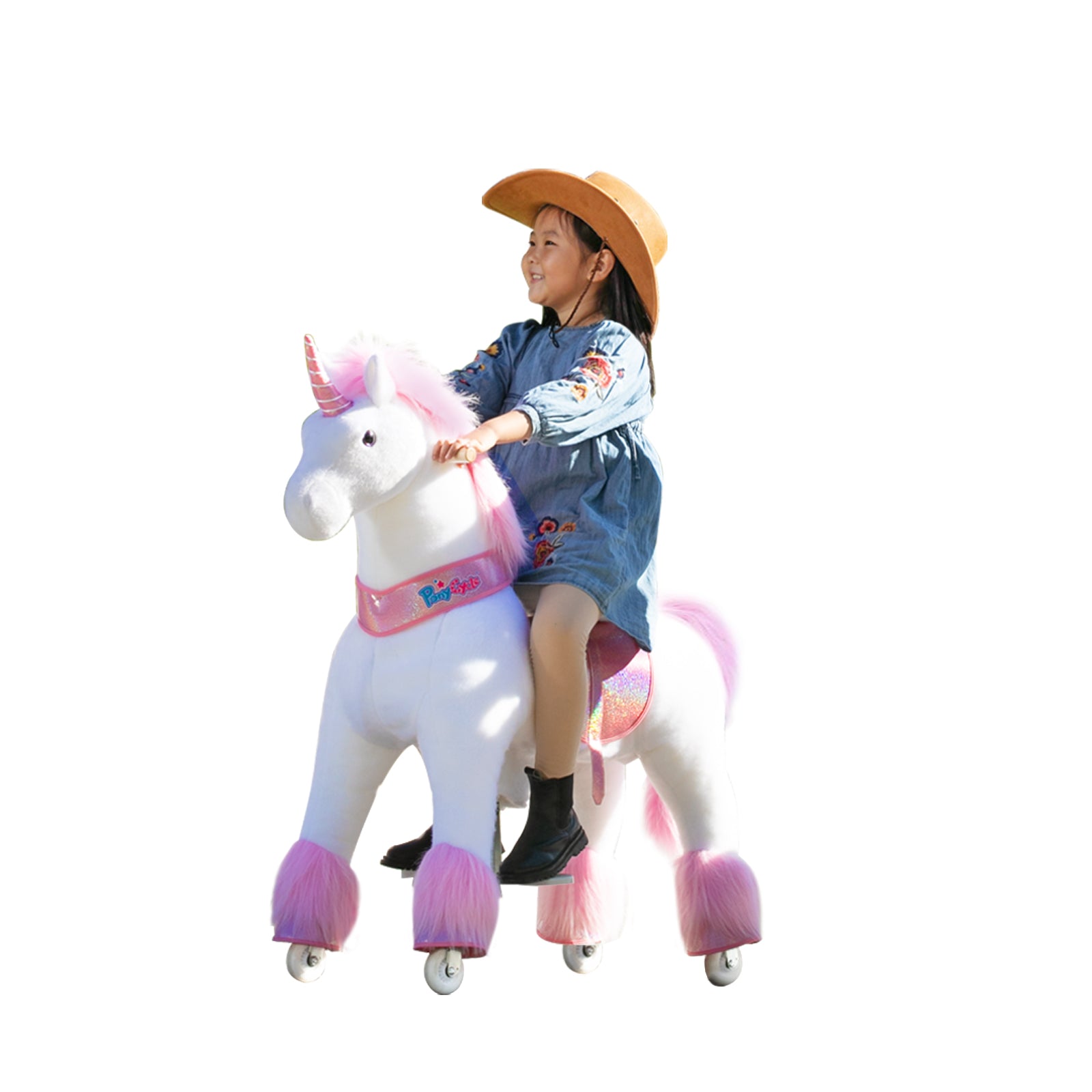 PonyCycle® Konjiček na kolesih - Pink Unicorn (7+L) PonyCycle