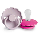 Frigg® Daisy Pacifiers Silicone Soft Lilac/Fuchsia