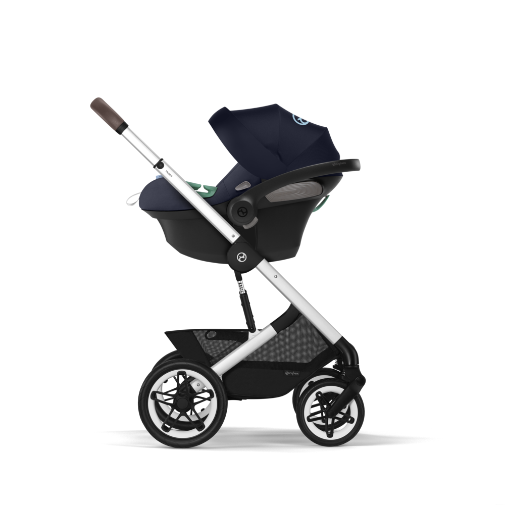 Cybex® Otroški voziček Talos S LUX (0-22 kg) Ocean Blue (Silver Frame) Cybex