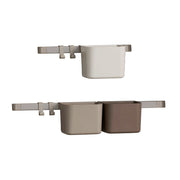 Leander® 3x organizatorji z daljšim in krajšim nosilcem Cappuccino Leander