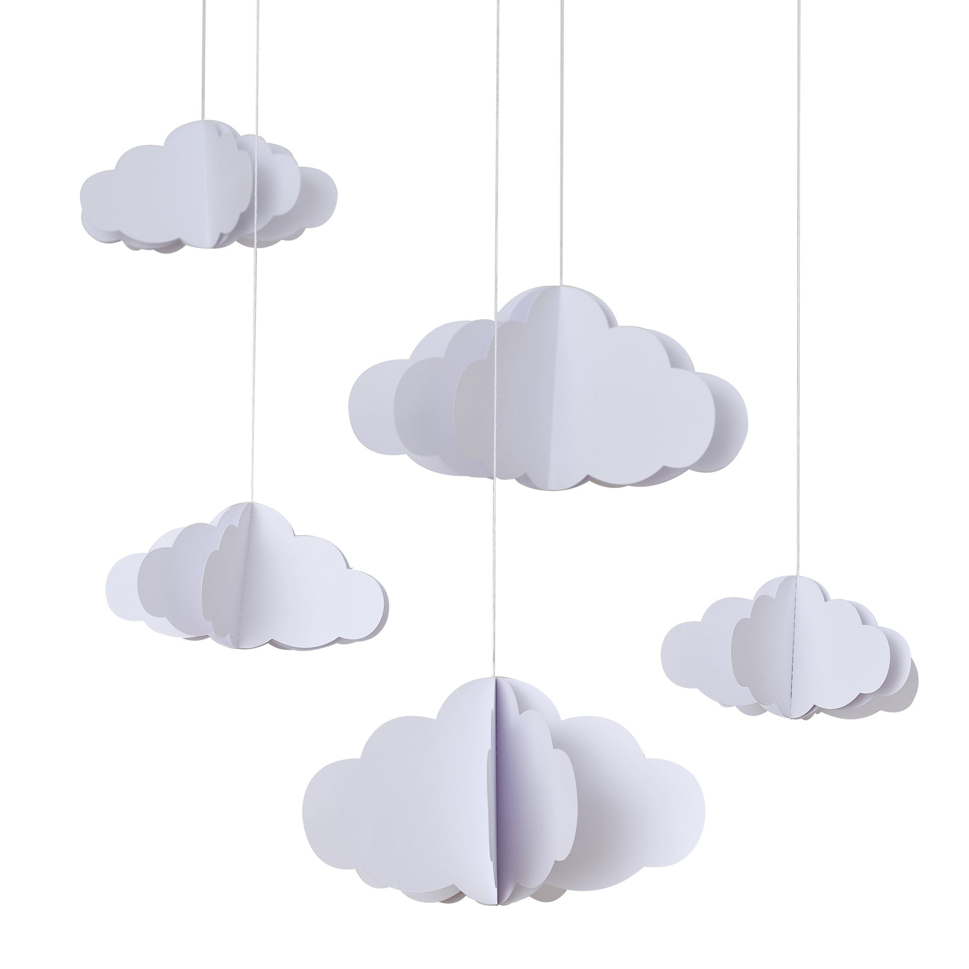 Ginger Ray® Viseča dekoracija 3D Cloud White Ginger Ray