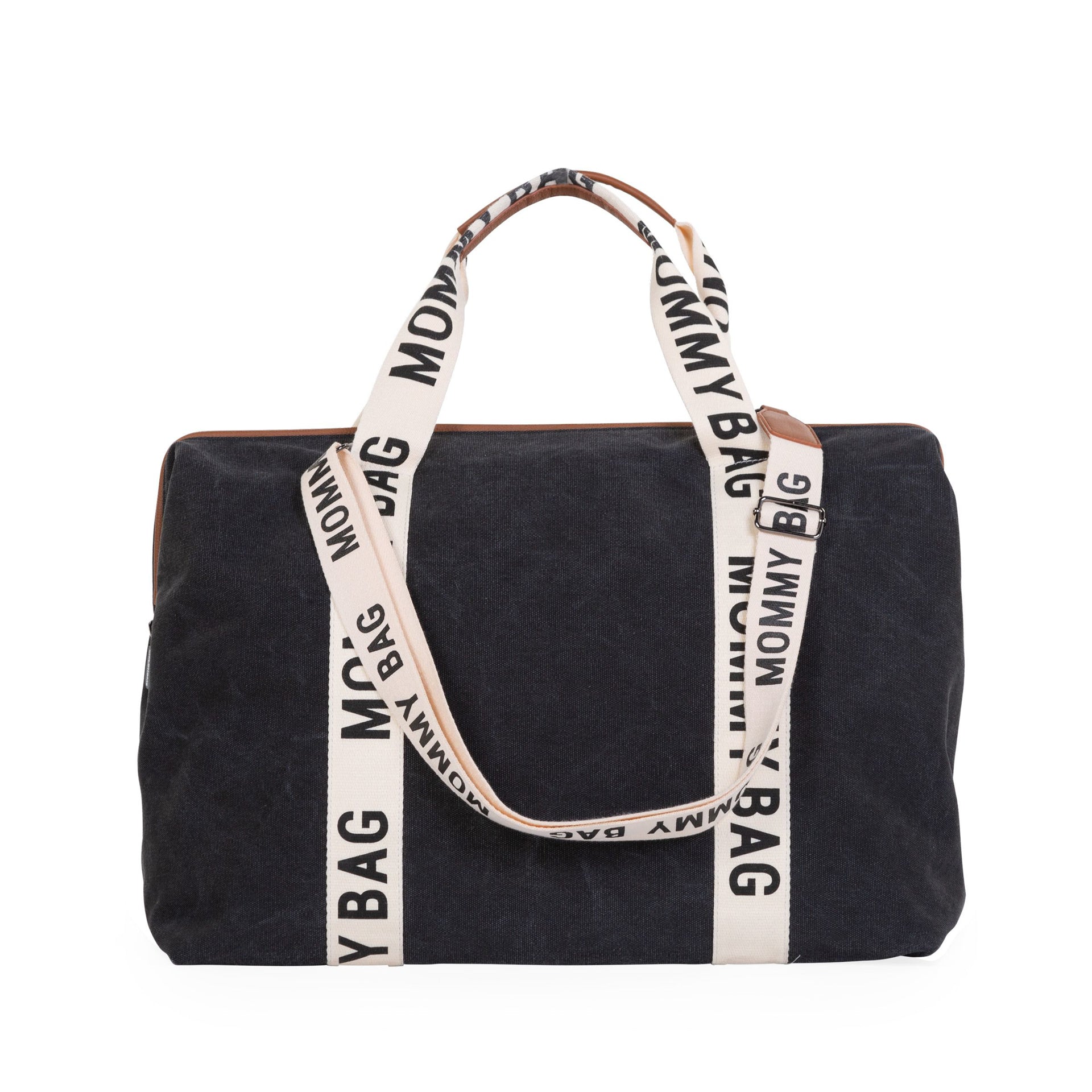 Childhome® Previjalna torba Mommy Bag Signature Canvas Black Childhome