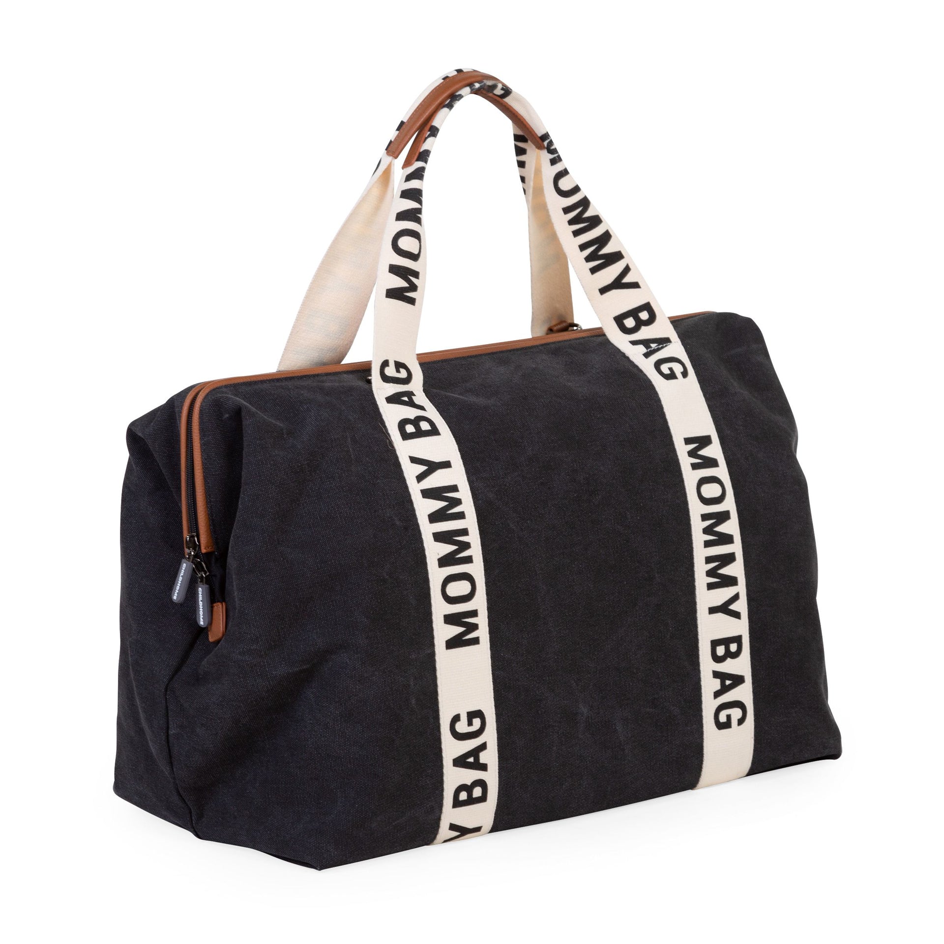 Childhome® Previjalna torba Mommy Bag Signature Canvas Black Childhome