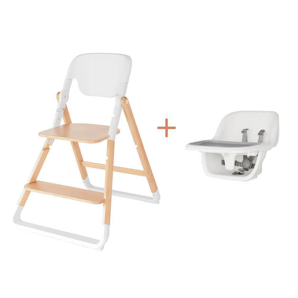 Ergobaby® Evolve Stolček za hranjenje 3v1 Natural Wood Ergobaby